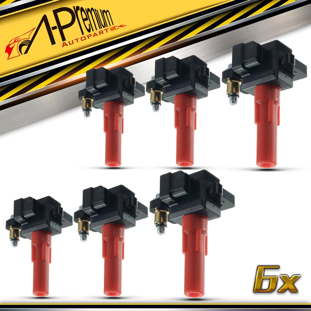 6x Ignition Coil for Subaru Outback, Tribeca, Legacy (2001–2009)