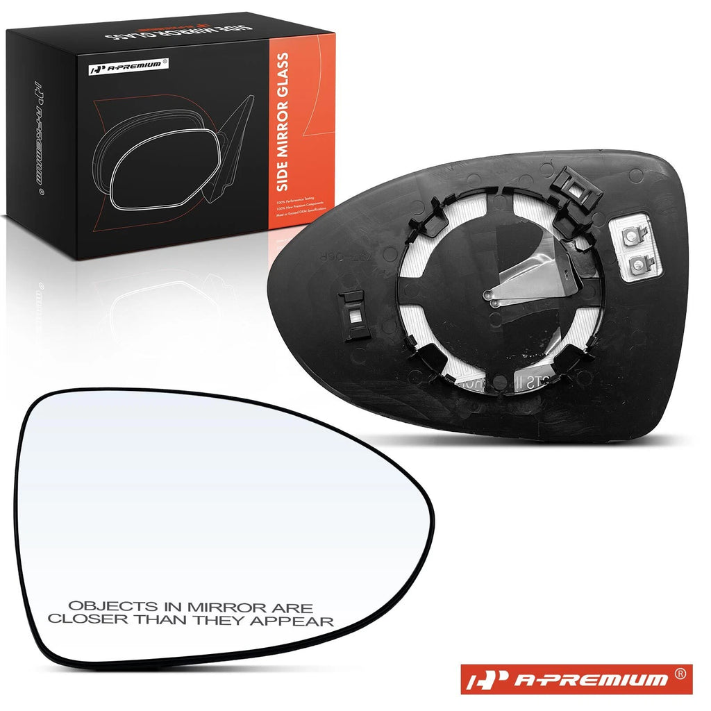 Heated Passenger Power Mirror Glass for Kia Rio (2012–2017)