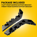 Set of 2 Front Bumper Retainer Support Brackets for Honda Civic (2016–2021)