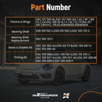 Engine Pistons & Seals Overhaul Kit for VW Audi 1.4 TSI (2010–2018)