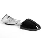Gloss Black Side Mirror Cover Caps for Audi A4 B9 S4 A5 S5 RS5 (2017–2025)