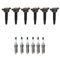 Set of 6 Ignition Coils & 6 Spark Plugs for Mazda 3.0 V6 (2004–2009)