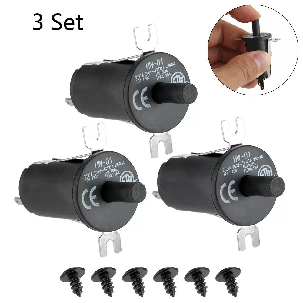 3Pcs Lid/Door Switch for Masterbuilt Gravity Series 560/800 (2019–2023) 9904190041