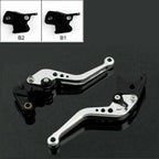 Short Brake Clutch Levers for BMW K1600 K1200 K1300 R1200 R/S/GS (2010–2023) Silver T9