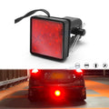 15-LED Red Lens Tow Hitch Receiver Brake Tail Light Adapter for Truck (2")