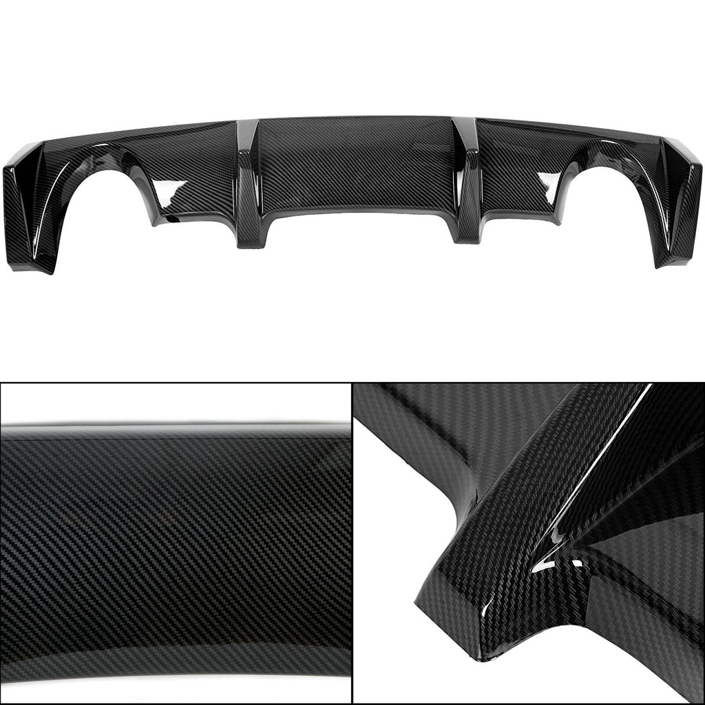Rear Bumper Lip Diffuser Spoiler for Nissan 350Z Z33 (2003–2008) Carbon Fiber