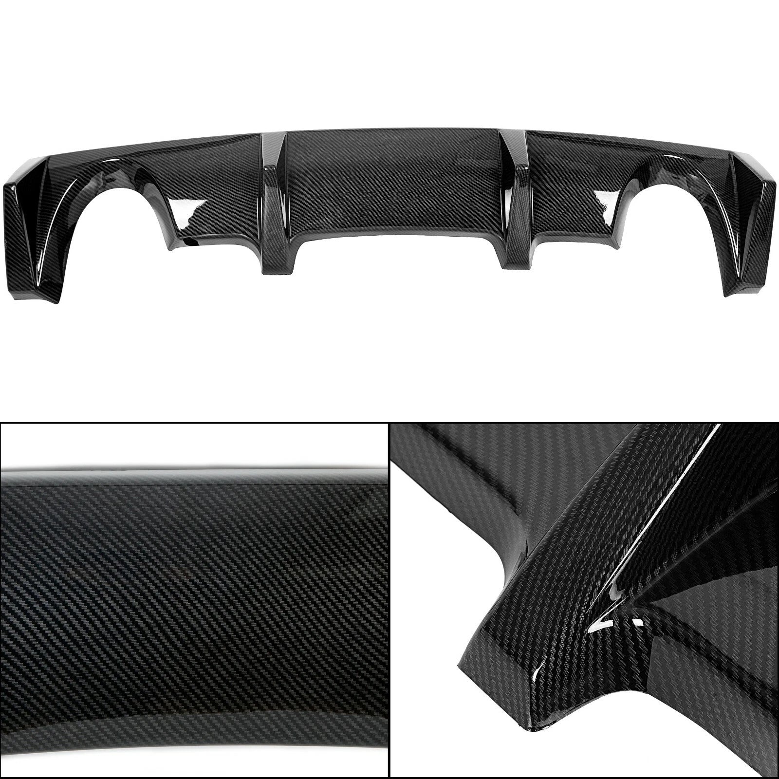 Rear Bumper Lip Diffuser Spoiler for Nissan 350Z Z33 (2003–2008) Carbon Fiber