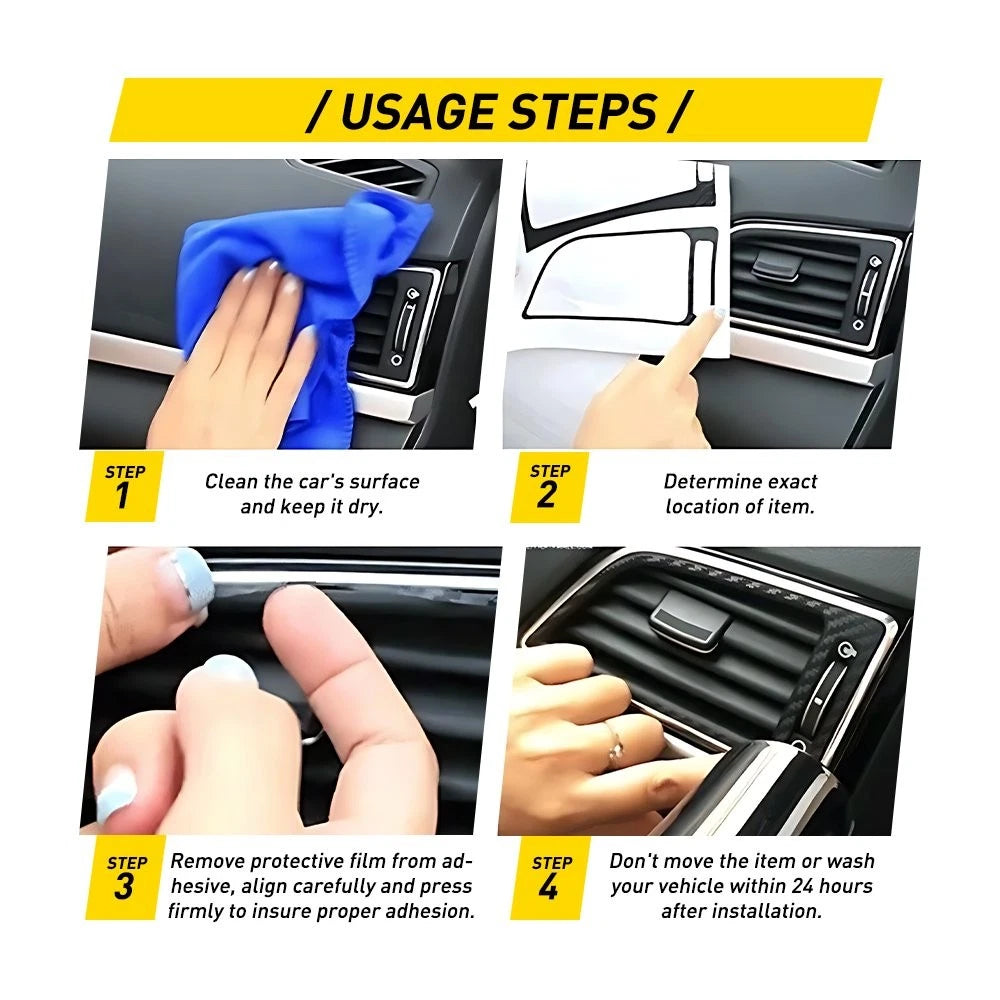 Carbon Fiber Interior Accessories Kit for BMW X5 X6 (2008â2014)