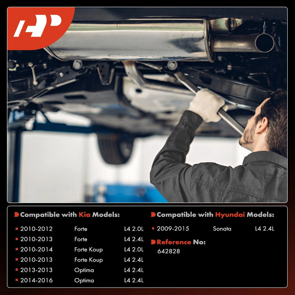 Rear Catalytic Converter for Hyundai Sonata, Kia Optima, Forte (2009–2015)