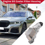 Engine Oil Cooler Filter Housing with Bolt & Seals for BMW i8 (2014–2020) No. 11428585235