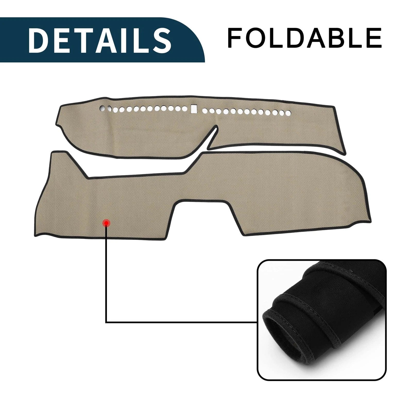 Dashboard Cover Mat for Honda Freed GB5/GB6/GB7/GB8 (2016–2024) Black