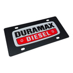 3D Premium Licensed Emblem Logo Black License Plate for Chevy Duramax (2017–2024)