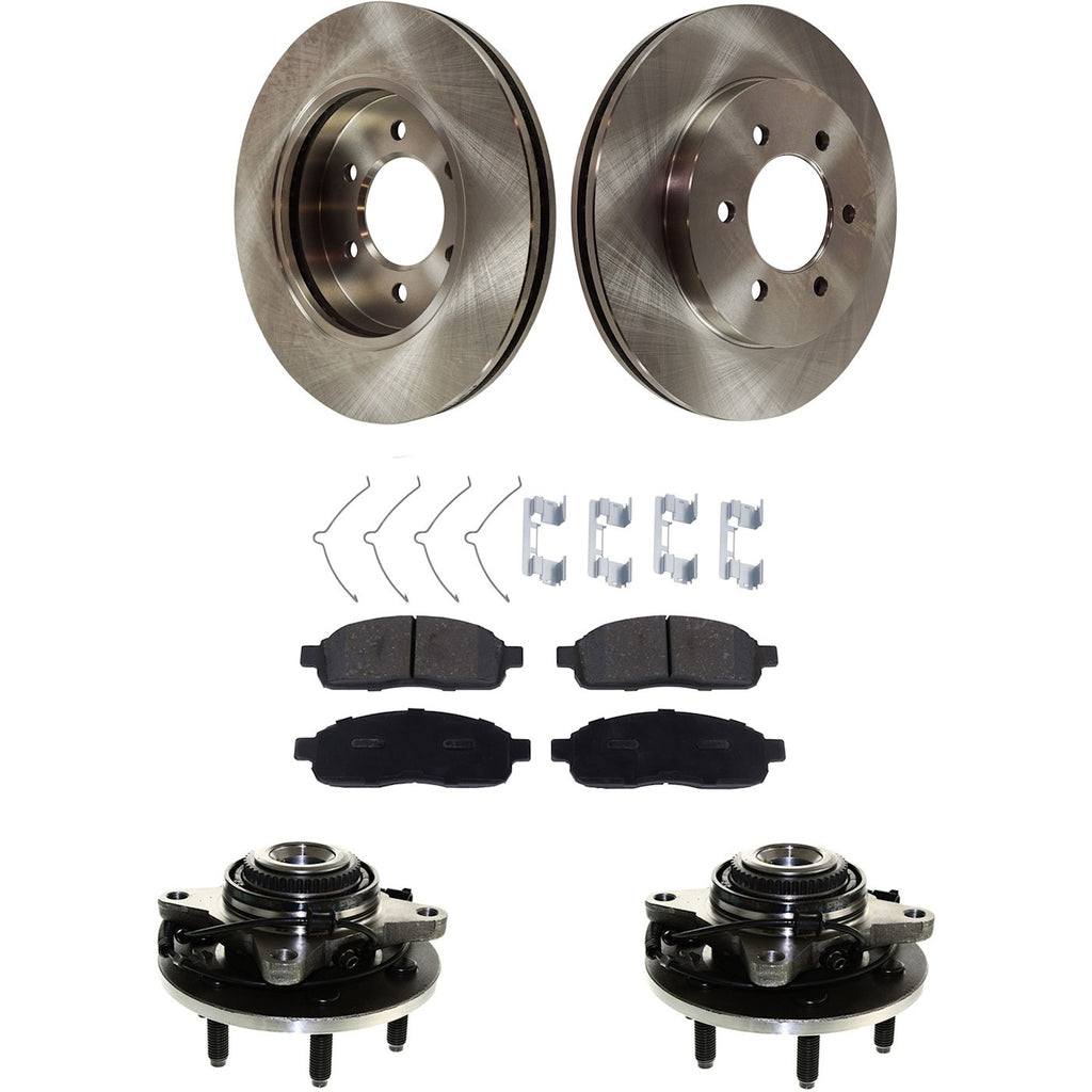 Wheel Hub Kit for Ford F-150 (2005–2008) Front LH RH 6 Lug 4WD
