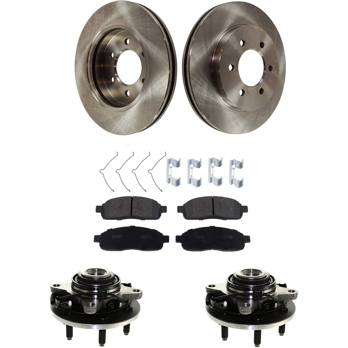 Wheel Hub Kit for Ford F-150 (2005–2008) Front LH RH 6 Lug 4WD