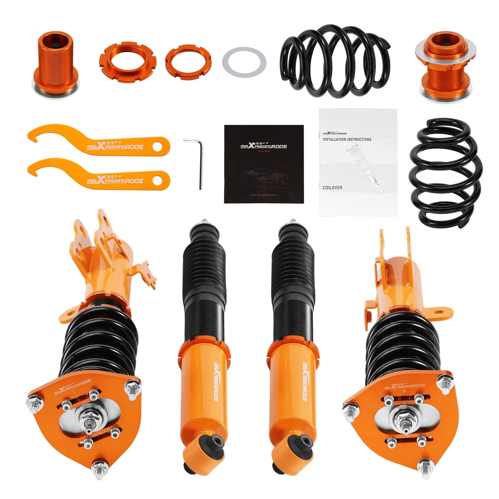 24 Level Adjustable Coilovers Suspension Kit for Scion tC (2011–2016)
