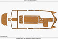 EVA Pads for Malibu 24 MXZ (2021) - Teak Faux Flooring Mat