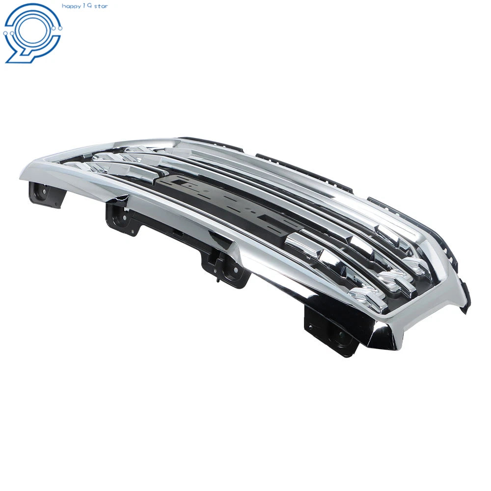 Front Upper Grille for GMC Sierra 1500 (2016–2019) GM1200743 Chrome Plastic