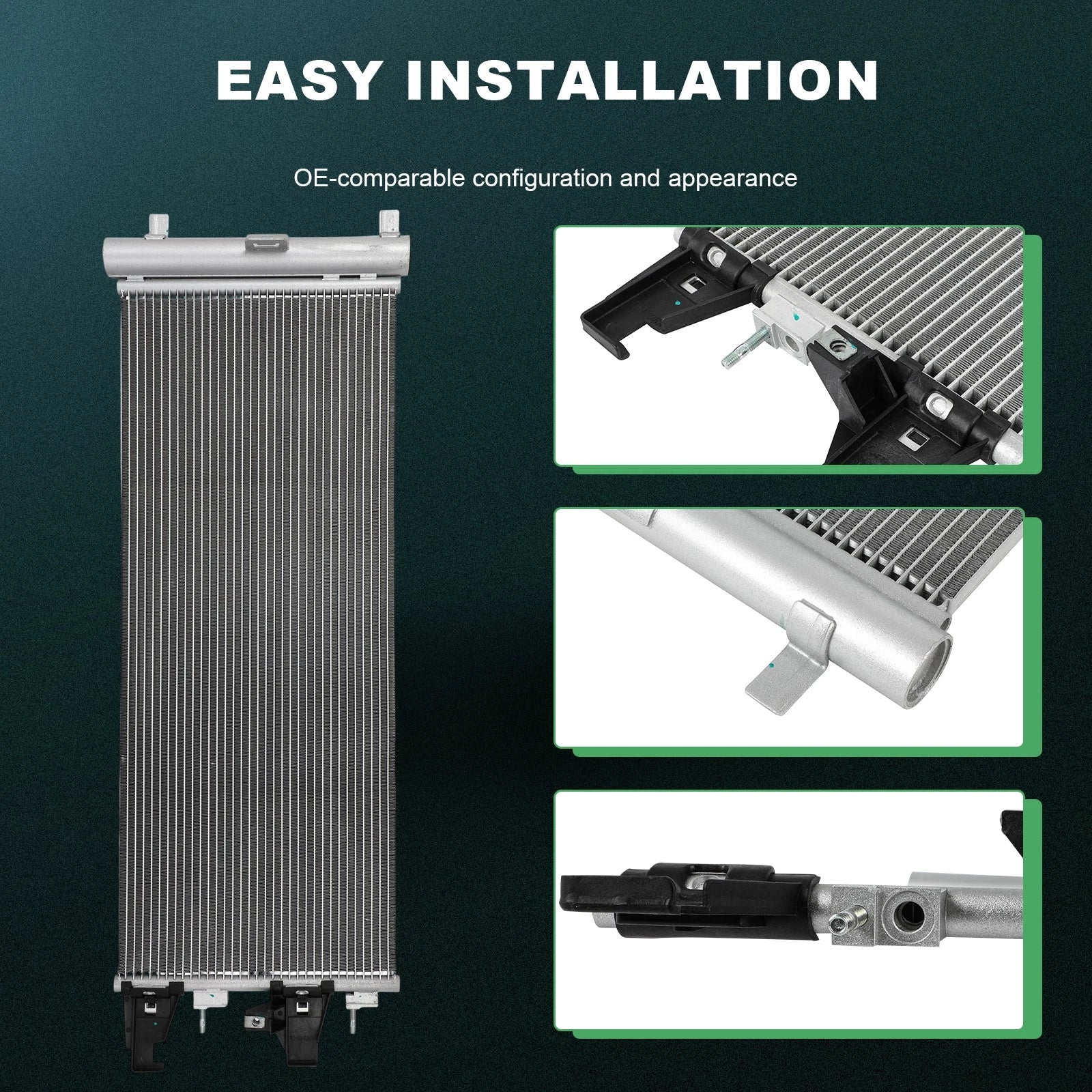 AC Condenser for GMC Sierra 1500, Chevrolet Silverado 1500 (2019–2020)