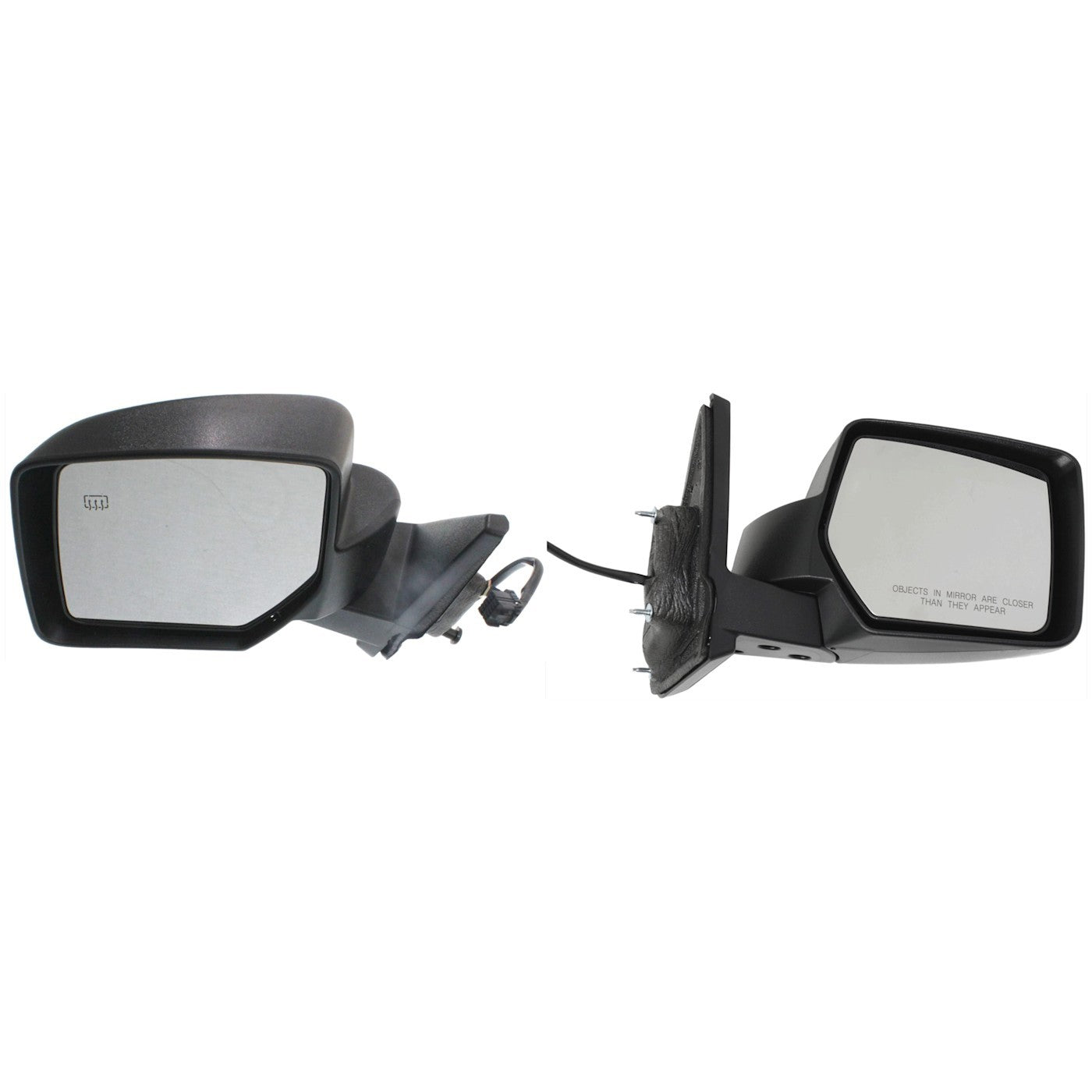Set of 2 Heated Mirrors for Jeep Patriot