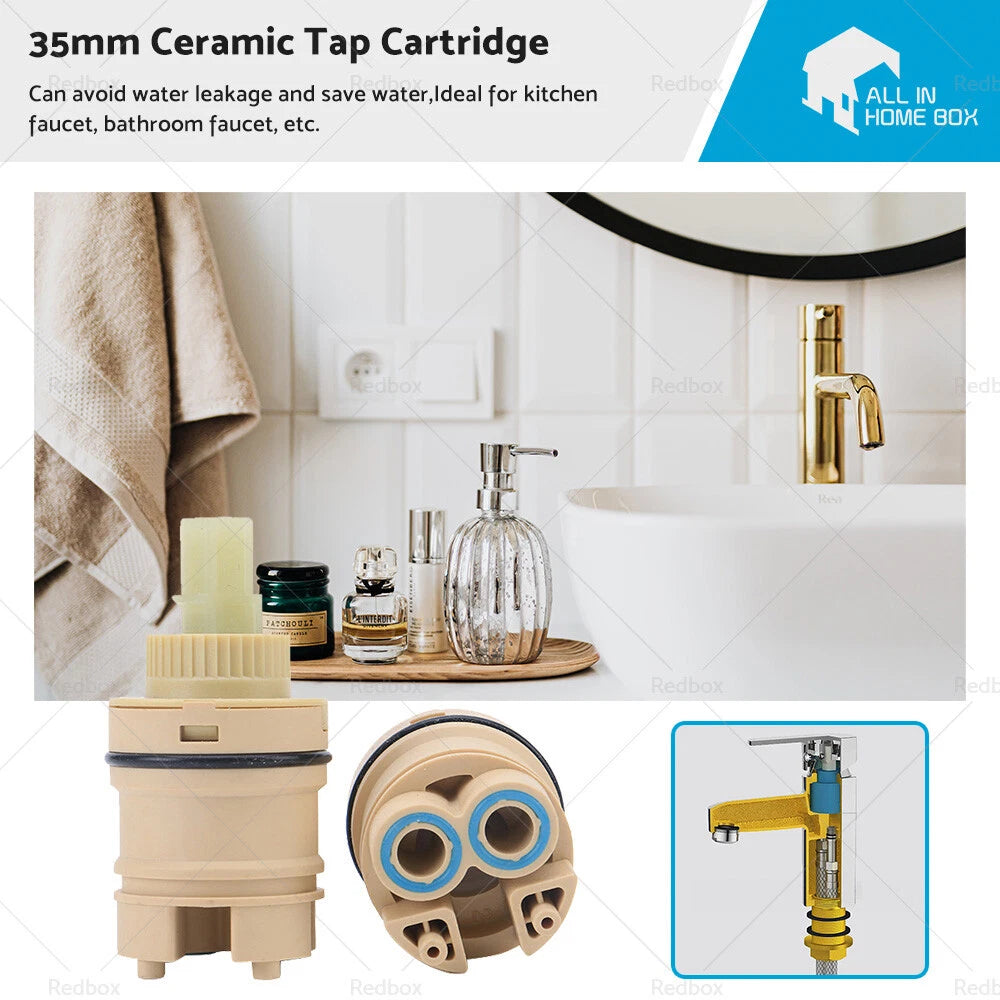 35mm Ceramic Tap Cartridge for Mixer Shower (Replacement)