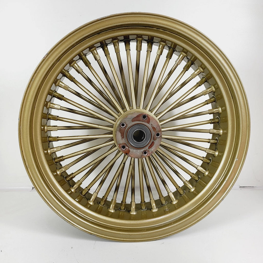 18" x 5.5" Fat King Daddy Gold Spoke Rear Wheel Rim for Harley Custom
