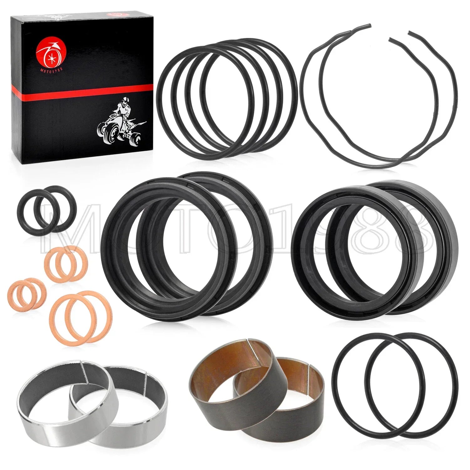 Fork Bushing Dust Oil Seals Kit for Suzuki RF900R (1994–1998)