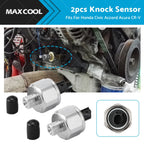 2X Knock Sensor for Honda Civic Accord CR-V Acura RDX (2002–2012)