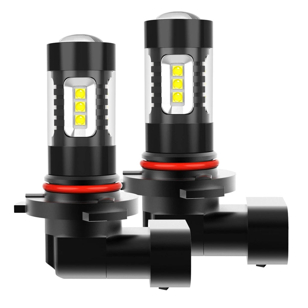 Set of 4 LED Headlight Fog Light Bulbs for 9145 9140 H10 (6500K)