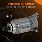 12V CW Starter Motor for Yamaha WR450F (2007–2014) 5TJ-81890-31-00 9T