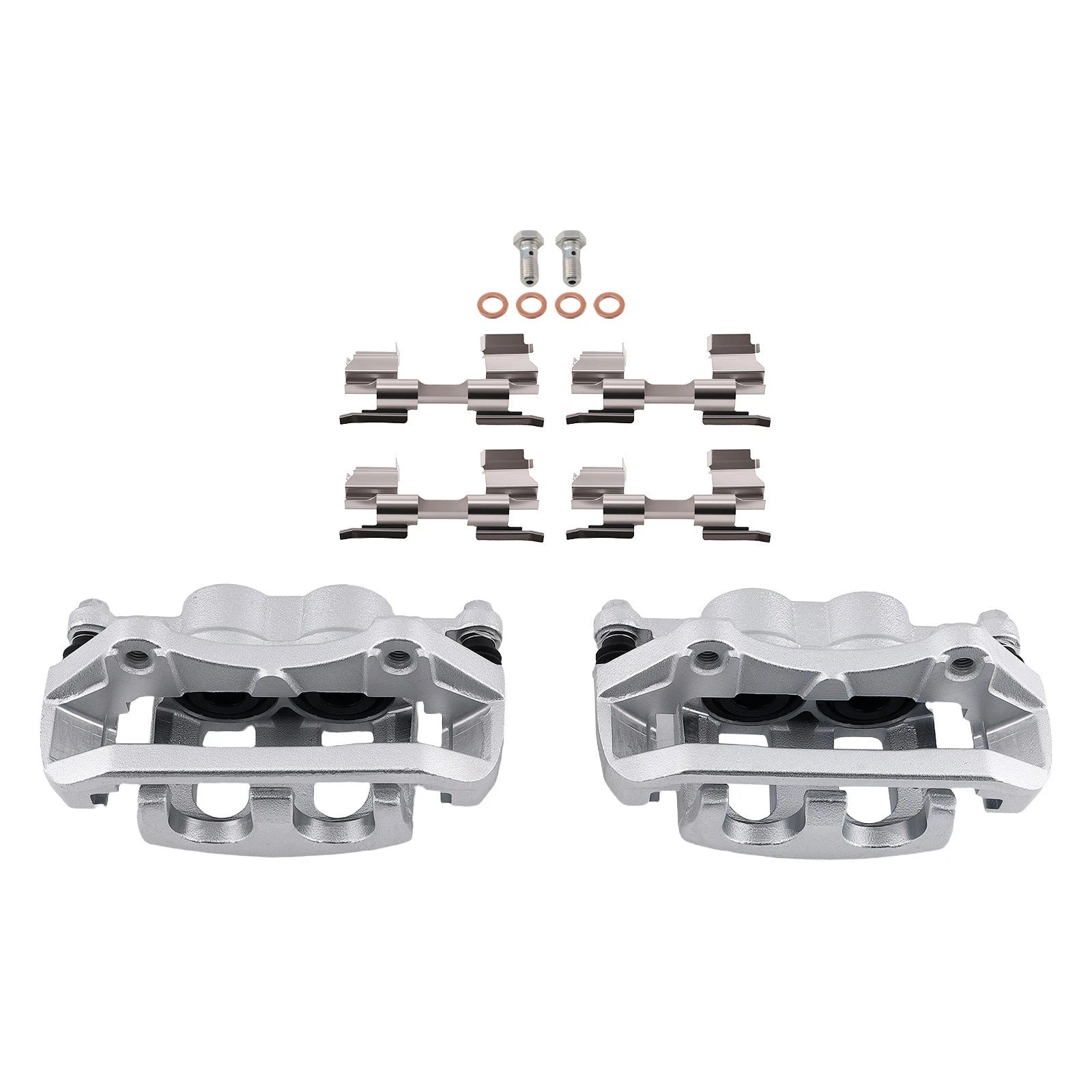 2 Front Brake Caliper Assembly for Ford Explorer, Flex, Taurus, Lincoln MKS, MKT (–2019)