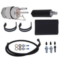 255LPH Inline EFI Fuel Pump with Install Kit for Chevy V8 (LS Swap)