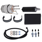 255LPH Inline EFI Fuel Pump with Install Kit for Chevy V8 (LS Swap)
