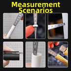 115mm Stainless Steel Taper Gauge Dual Scale Metric Inch