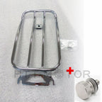 Luggage Rack & Bolt for Harley Davidson Road King FLHTC (Chrome)