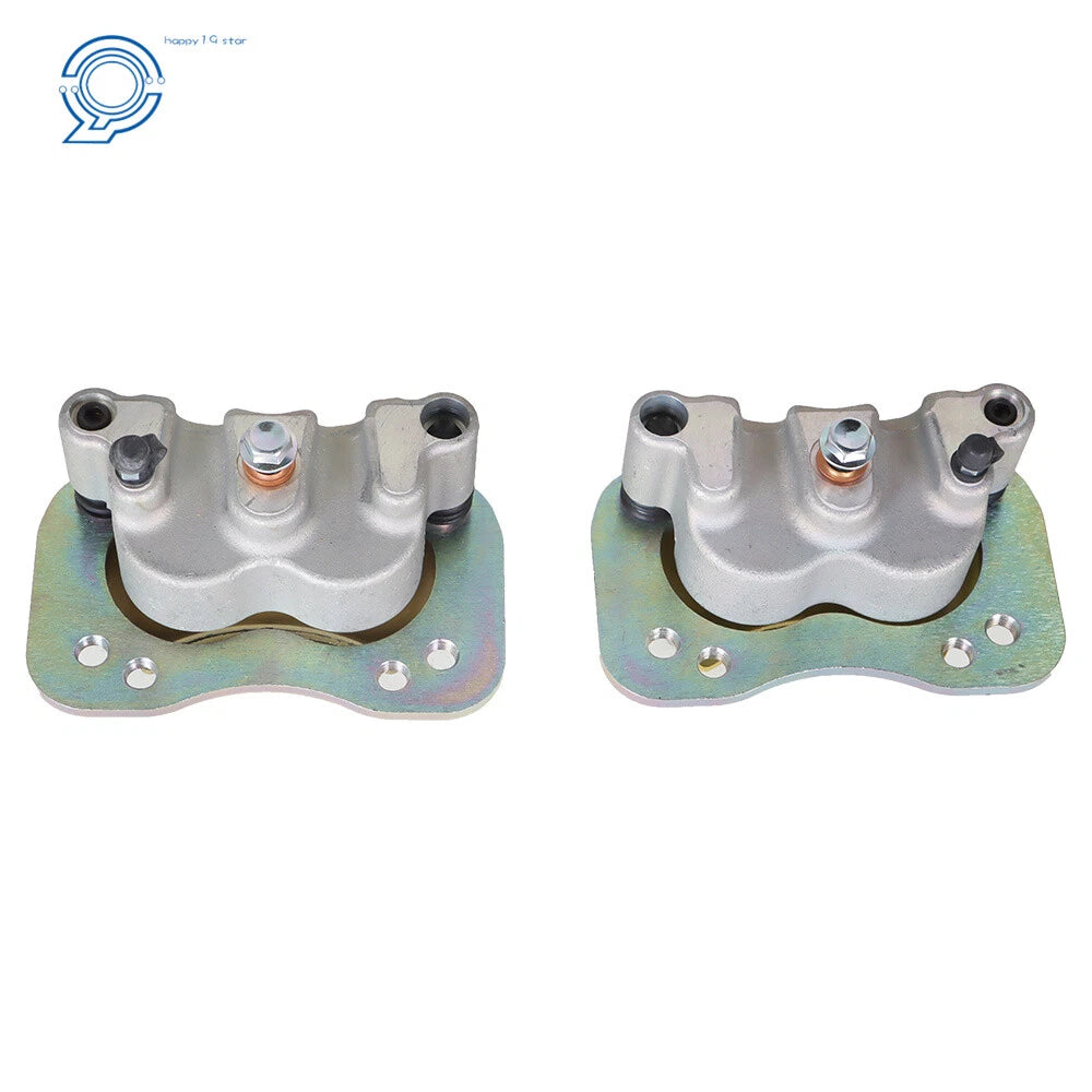 Set of 2 Rear Brake Calipers & Pads for Polaris Ranger Crew 800 900 1000