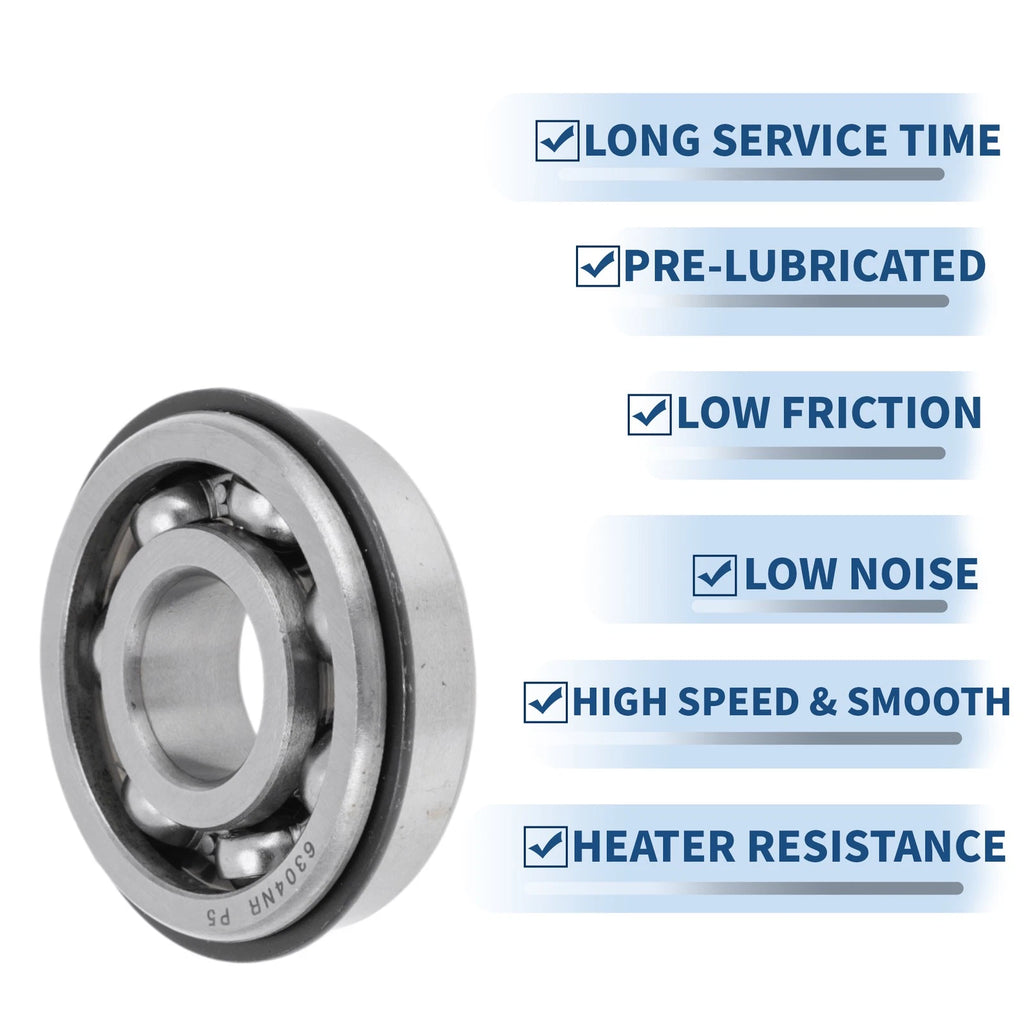 6304NR Deep Groove Ball Bearing for Scooter Skateboard Wheel (P5)