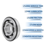 6304NR Deep Groove Ball Bearing for Scooter Skateboard Wheel (P5)