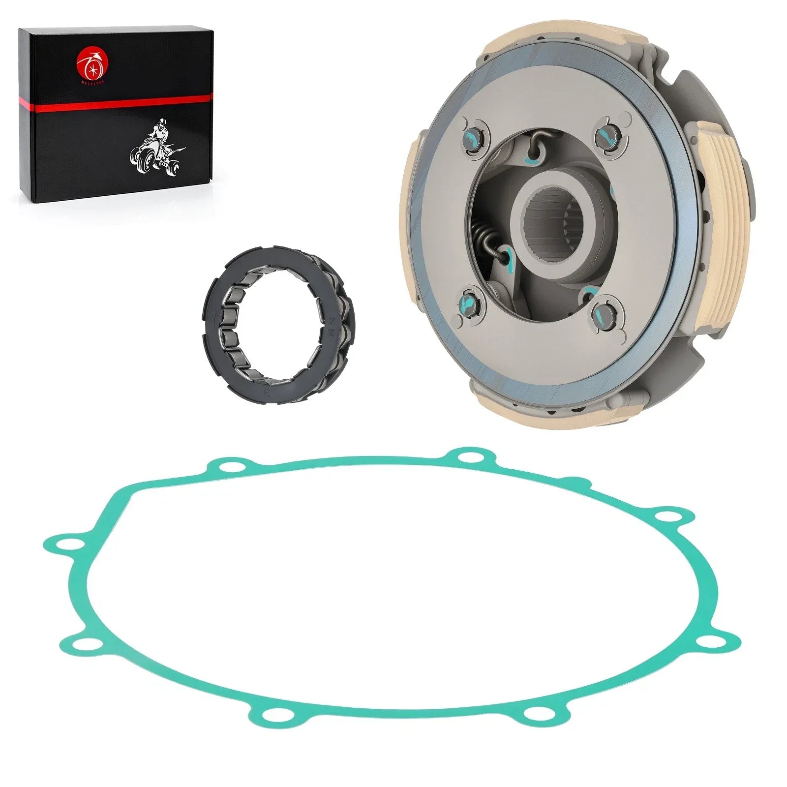 Wet Clutch Carrier & Bearing w/ Gasket for Yamaha Wolverine 350 YFM350 (2006-2009)