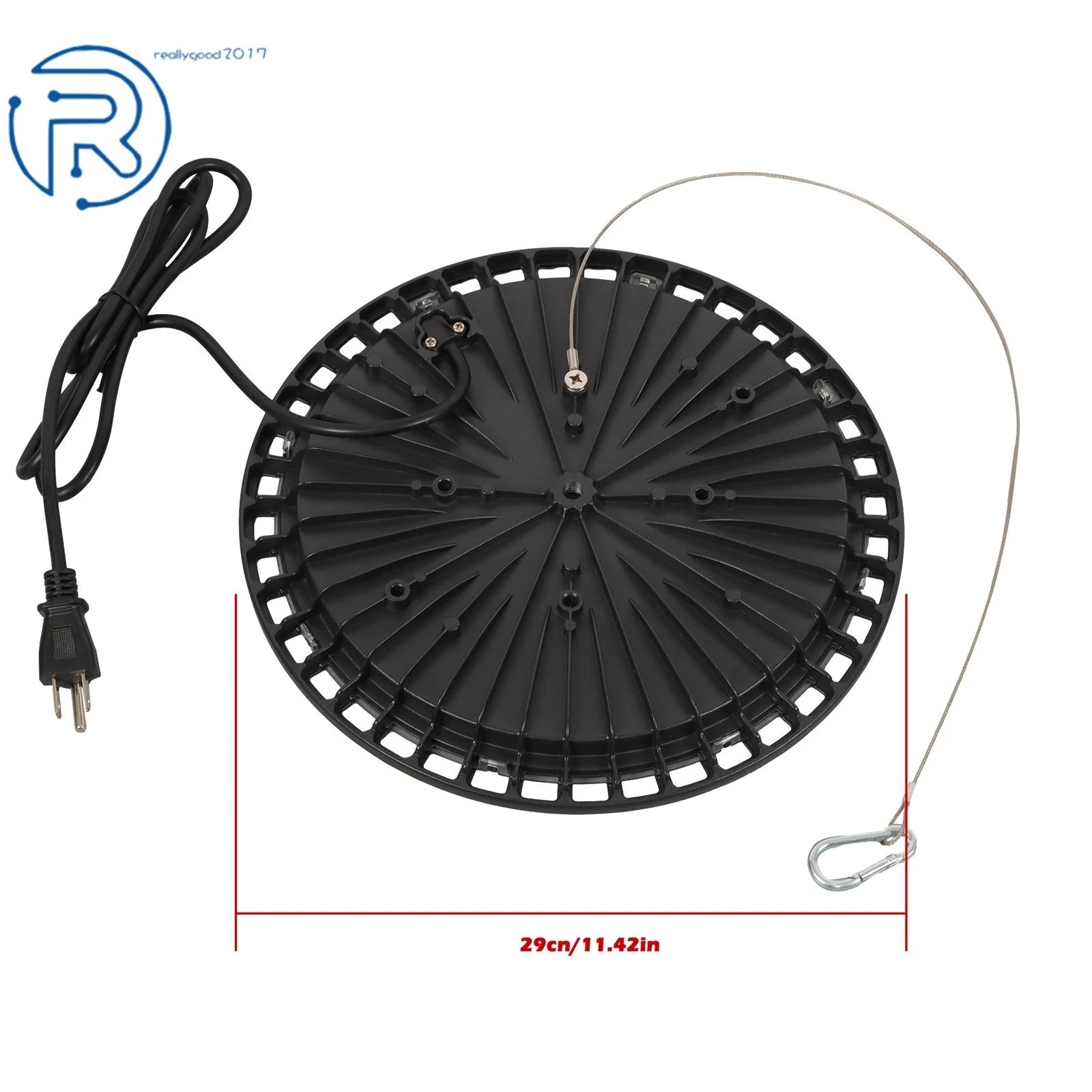 2X 150W LED High Bay Light for Industrial Use (5000K, 18000LM)