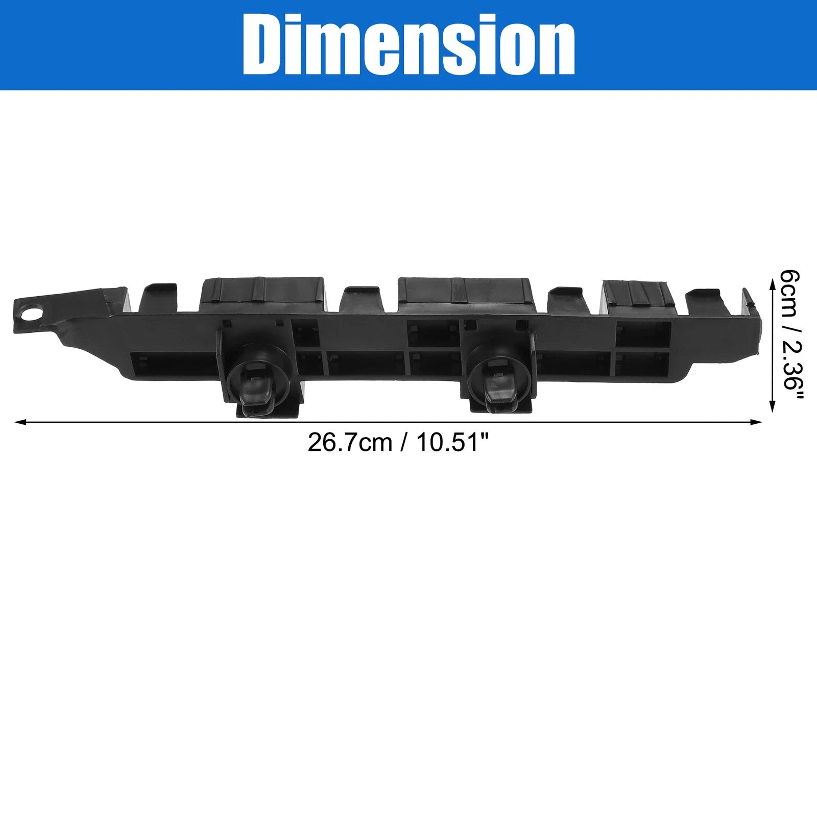 Left Front Bumper Mounting Support Bracket for Honda Accord (2003–2005)