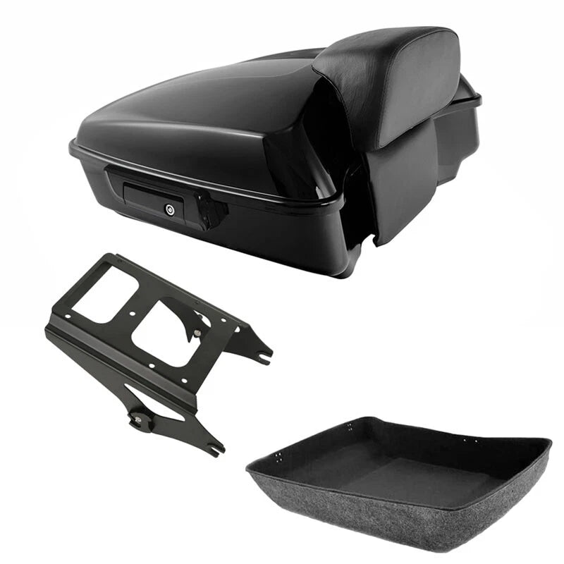 Chopped Trunk Backrest Mount Rack for Harley Touring Electra Glide (2009–2013)