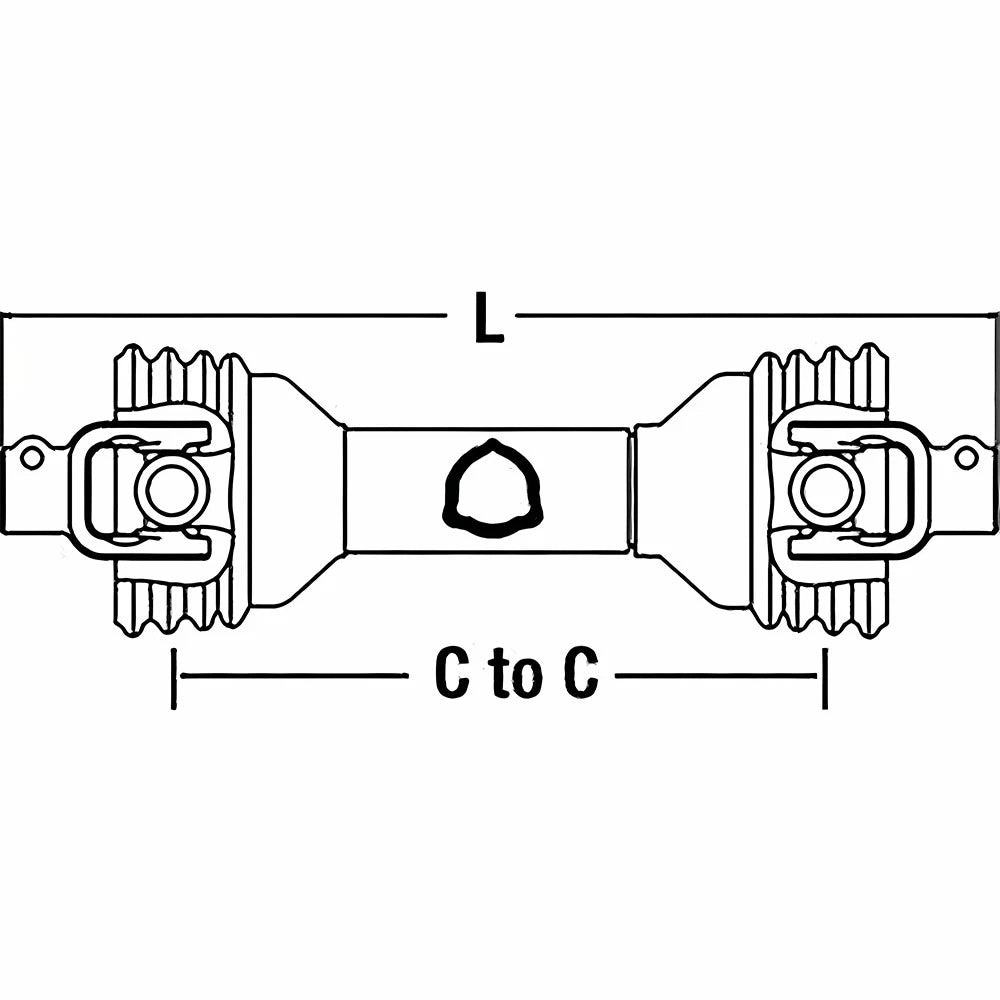 Metric PTO Shaft for Fertilizer Spreaders (cs12911)