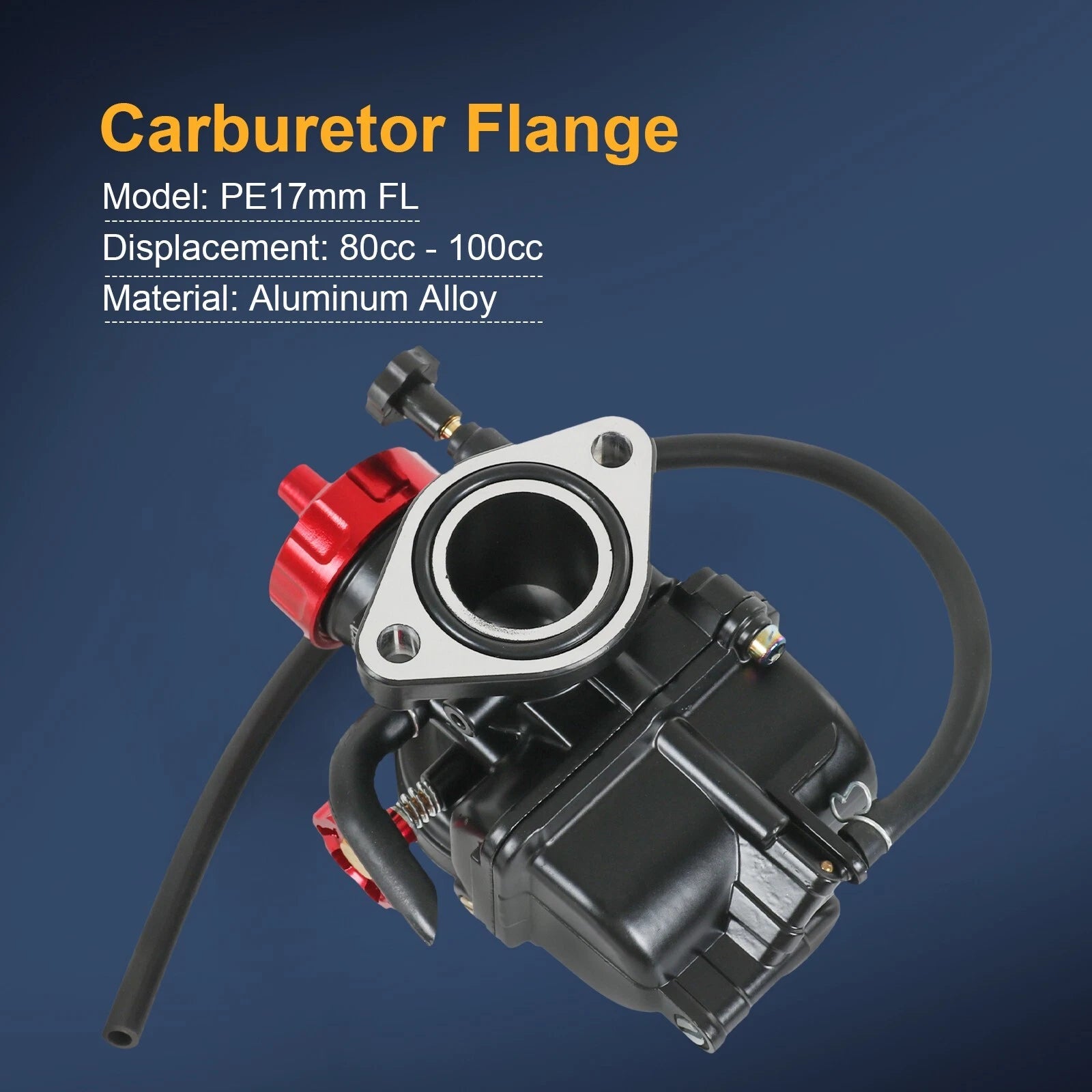 PE17mm Flange Racing Carburetor for Honda XR75 XR80 XR80R CRF80F EZ90 (1975–2023)