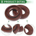 Set of 5 Oil Seal Rotary Shaft Seal FKM Rubber 15x28x5mm