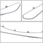 Front Bumper Cover Grille Trim Surround for Ford Fusion (2010–2012) Chrome