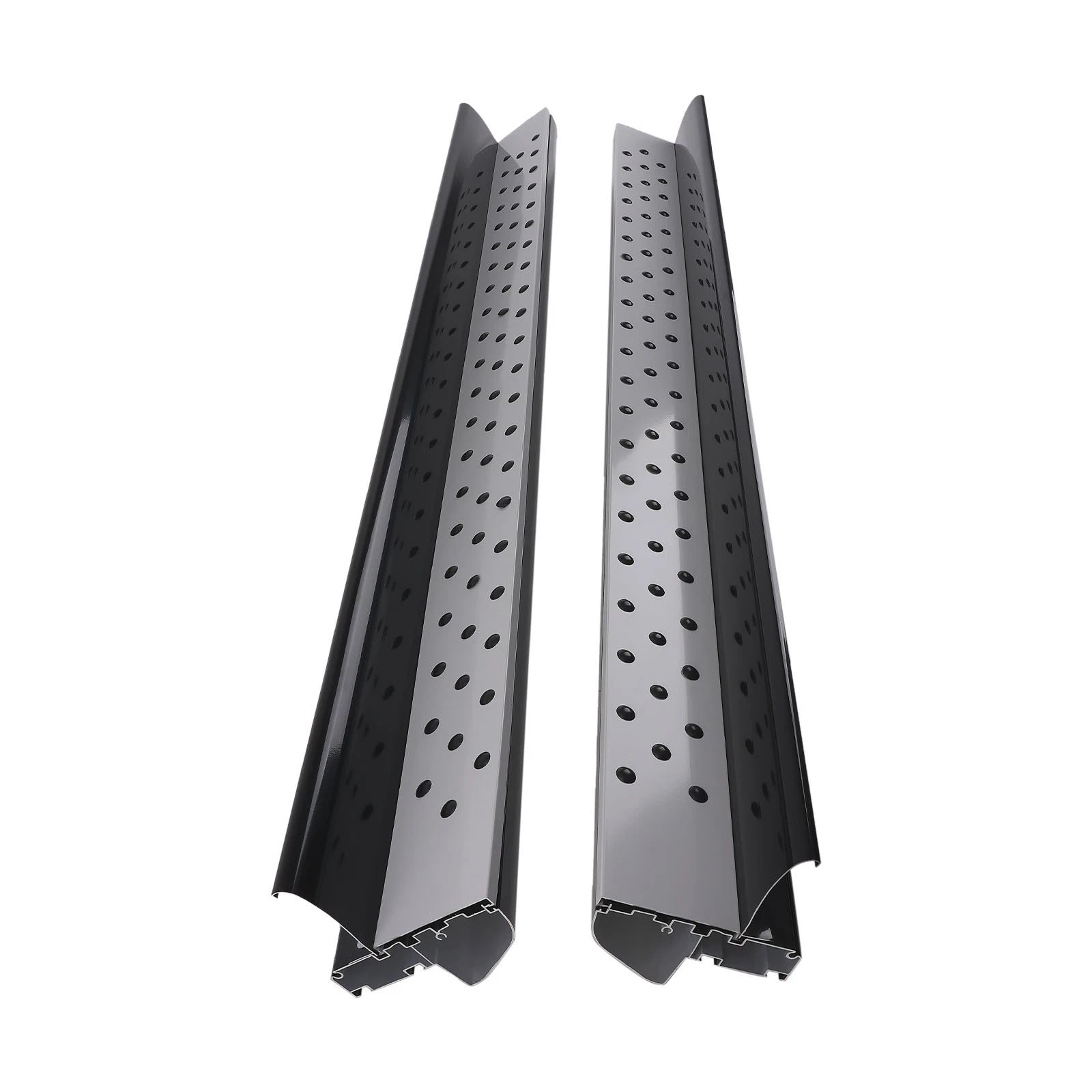 Side Step Board for Honda CR-V (2007–2011) Non-Slip Aluminum White & Black