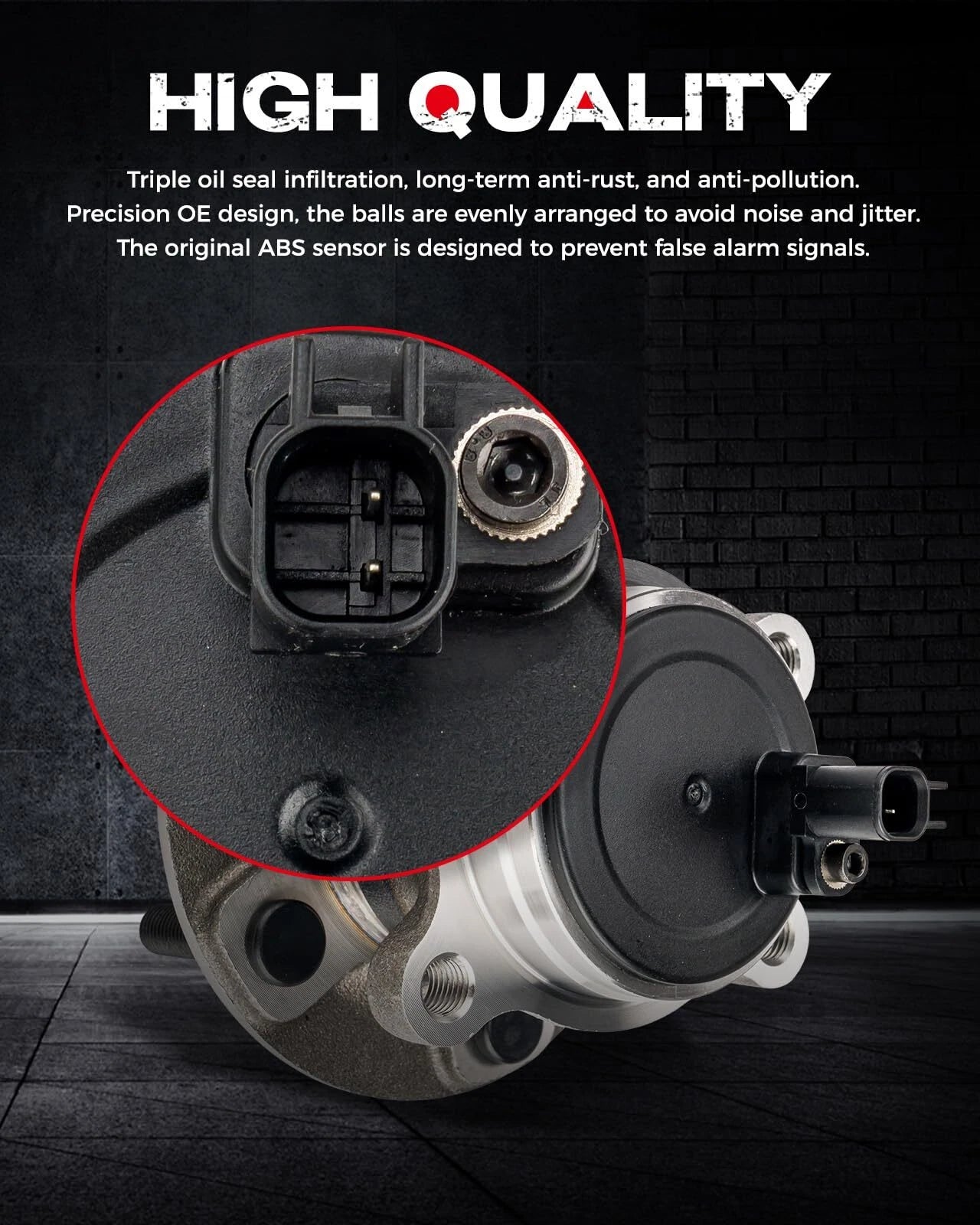 Rear Wheel Hub Bearing Assembly for Ford Focus (2012–2018)