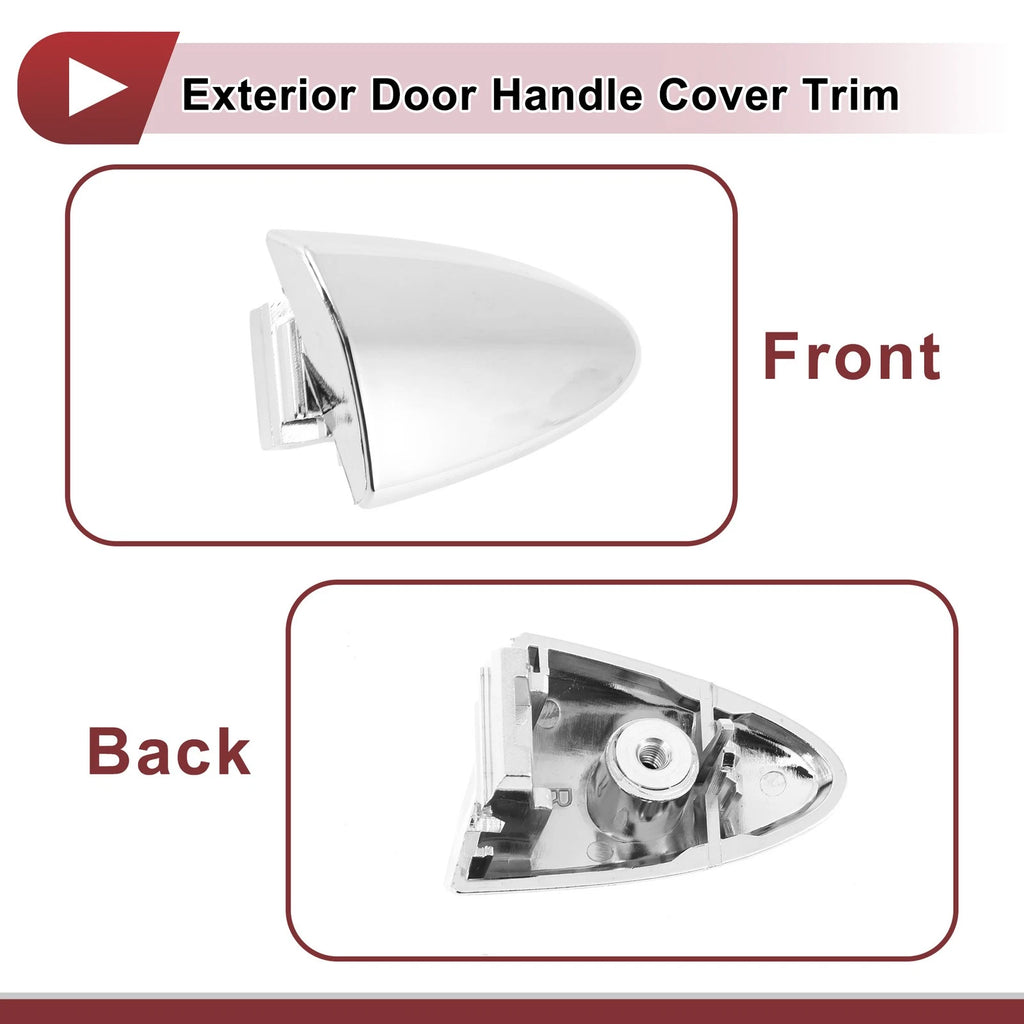 Exterior Door Handle Cover Trim No.6922733060 for Lexus LS460 (2007–2017) Silver Tone