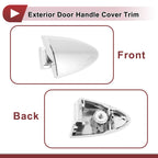 Exterior Door Handle Cover Trim No.6922733060 for Lexus LS460 (2007–2017) Silver Tone