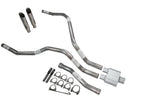 Dual Exhaust Muffler 2.5" for Nissan Titan (2004–2006) - Slash Clamp Tip